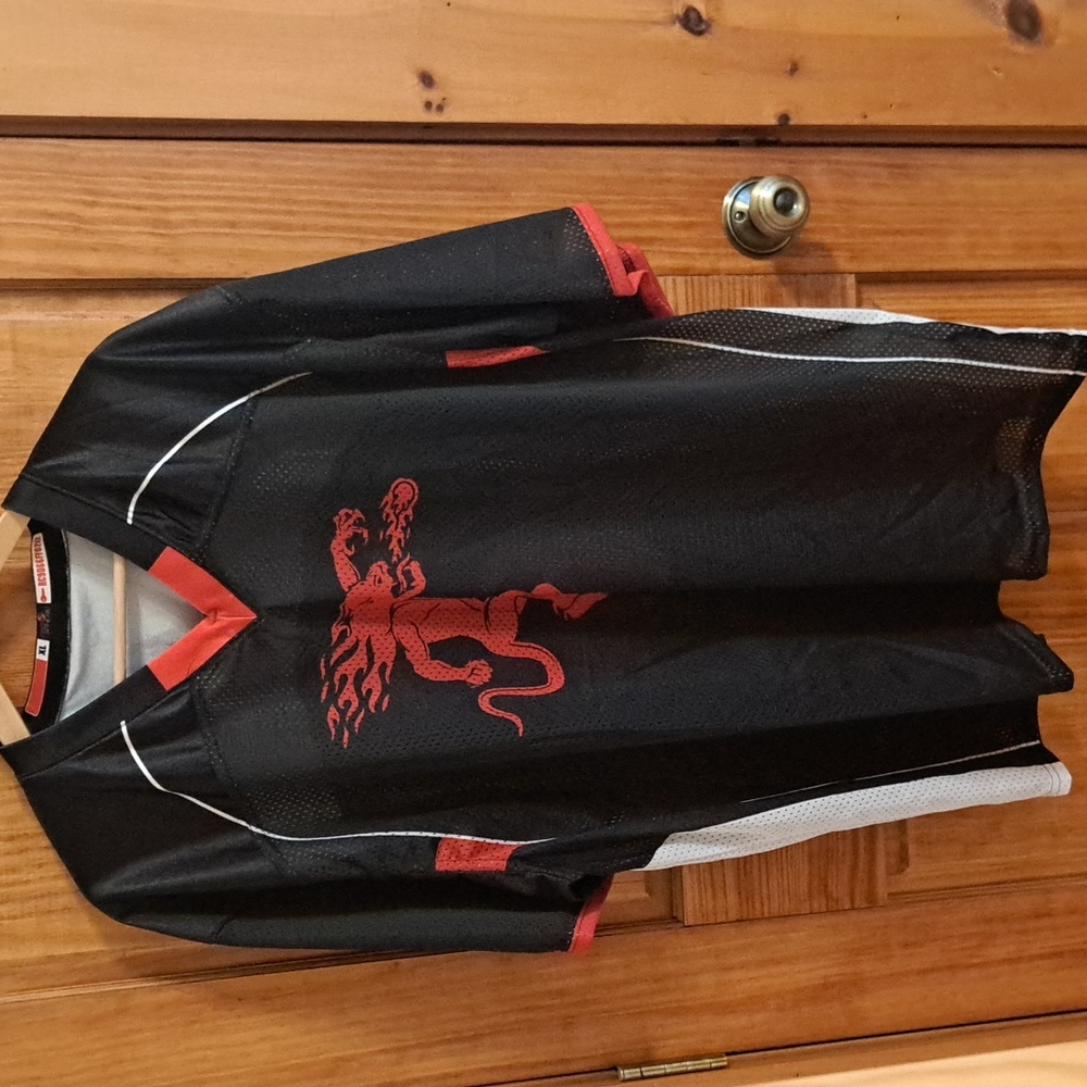 Men's mesh fireball tshirt XL